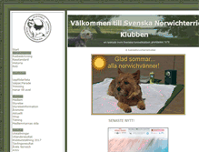 Tablet Screenshot of norwichterrierklubben.se